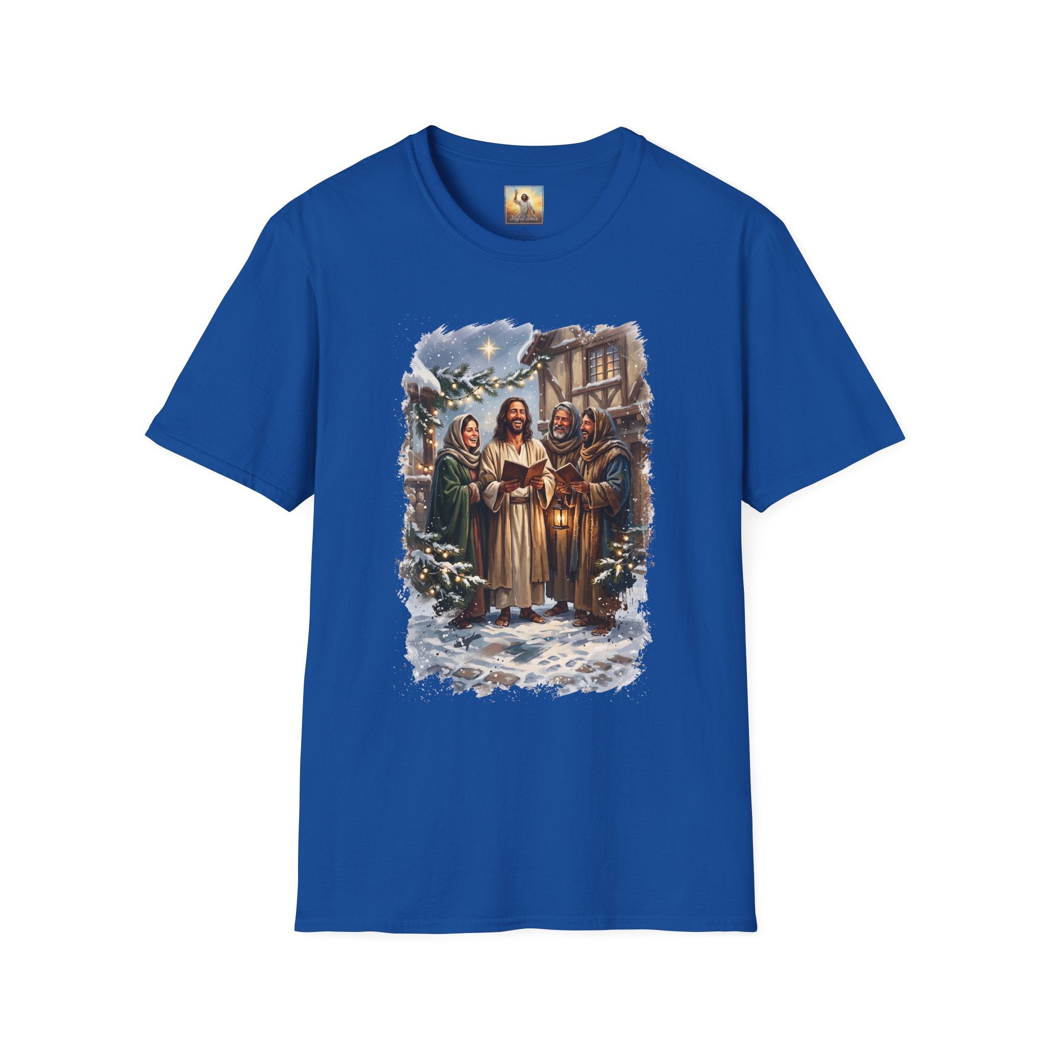 Jesus Caroling Shirt | Jesus Singing Christmas Carols Christian Christmas T Shirt | Joyful Jesus