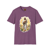 Lost Sheep Jesus Shirt, Good Shepherd Lamb Art, Christian Easter Faith Tee
