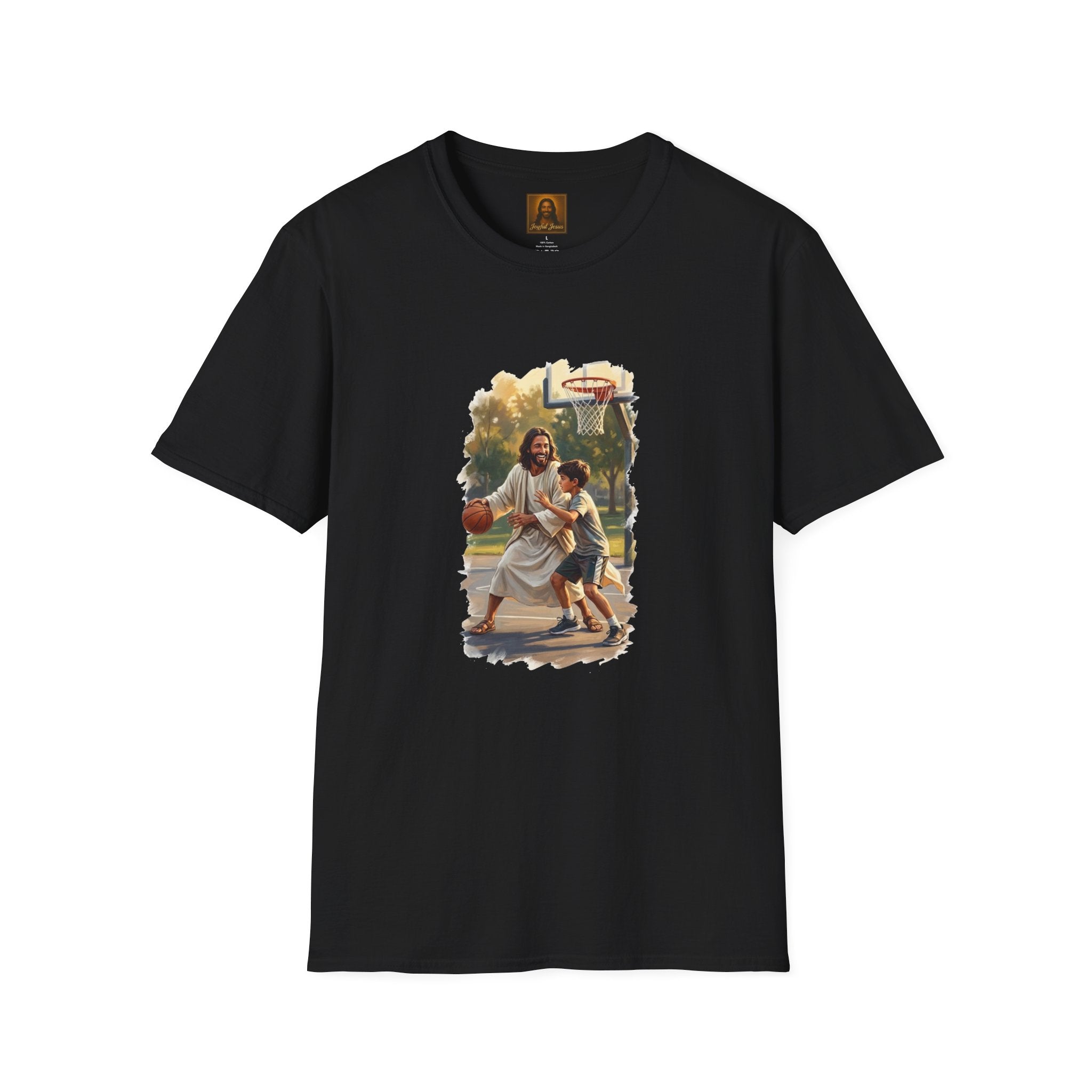 Funny Jesus Shirt | Jesus Playing Basketball Christian Shirt | Joyful Jesus
