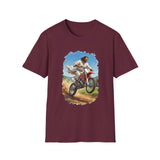Funny Jesus Shirt | Jesus on a Dirtbike Christian T Shirt | Joyful Jesus