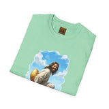 Jesus Easter Egg Shirt, Funny Christian Easter Art, Golden Egg Faith Tee