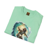 Jesus Shirt | Surfing Jesus Funny Christian T Shirt | Joyful Jesus