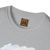 Jesus Shirt | Skiing Jesus Christian Apparel | Joyful Jesus Faith Shirt